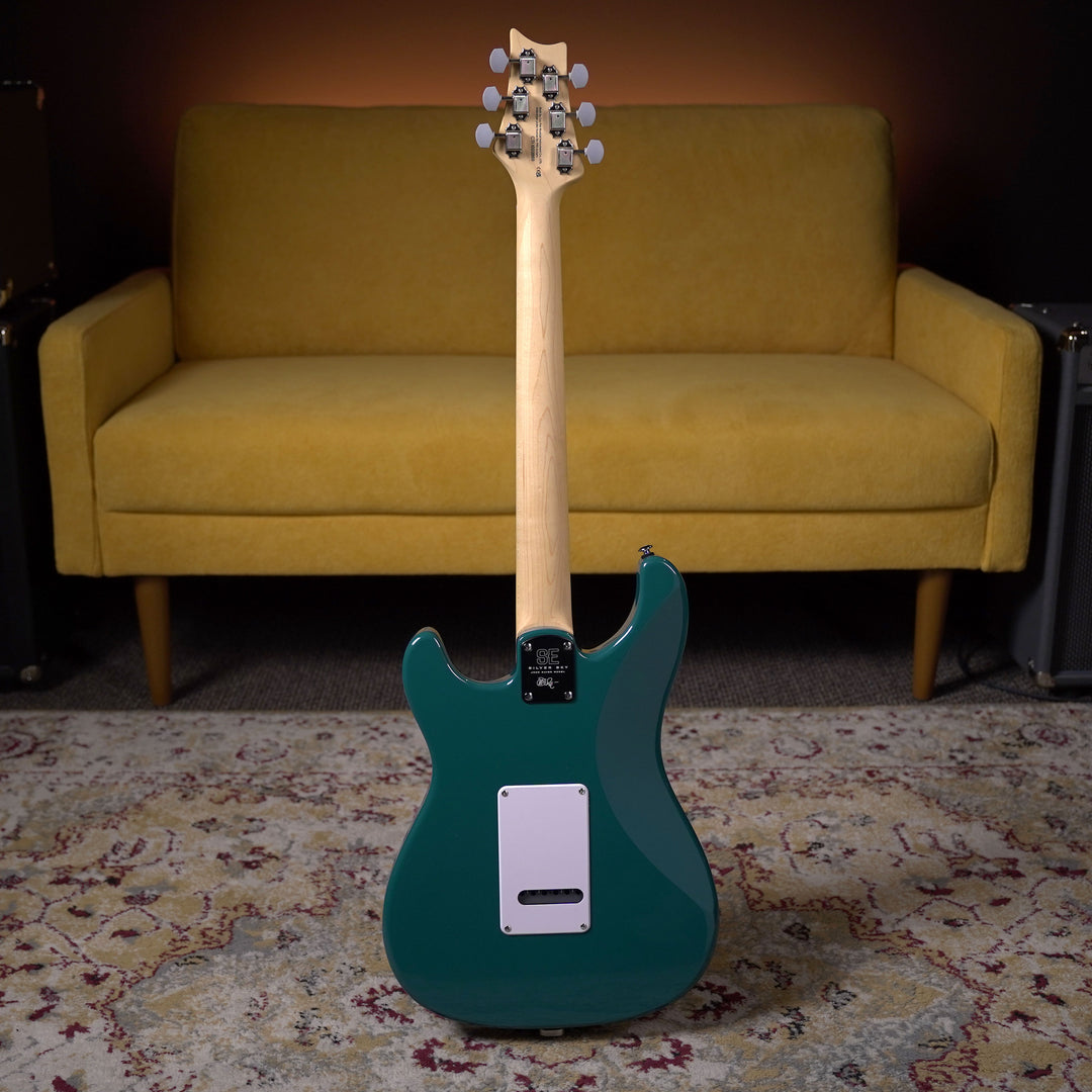PRS SE Silver Sky Maple - Nylon Blue