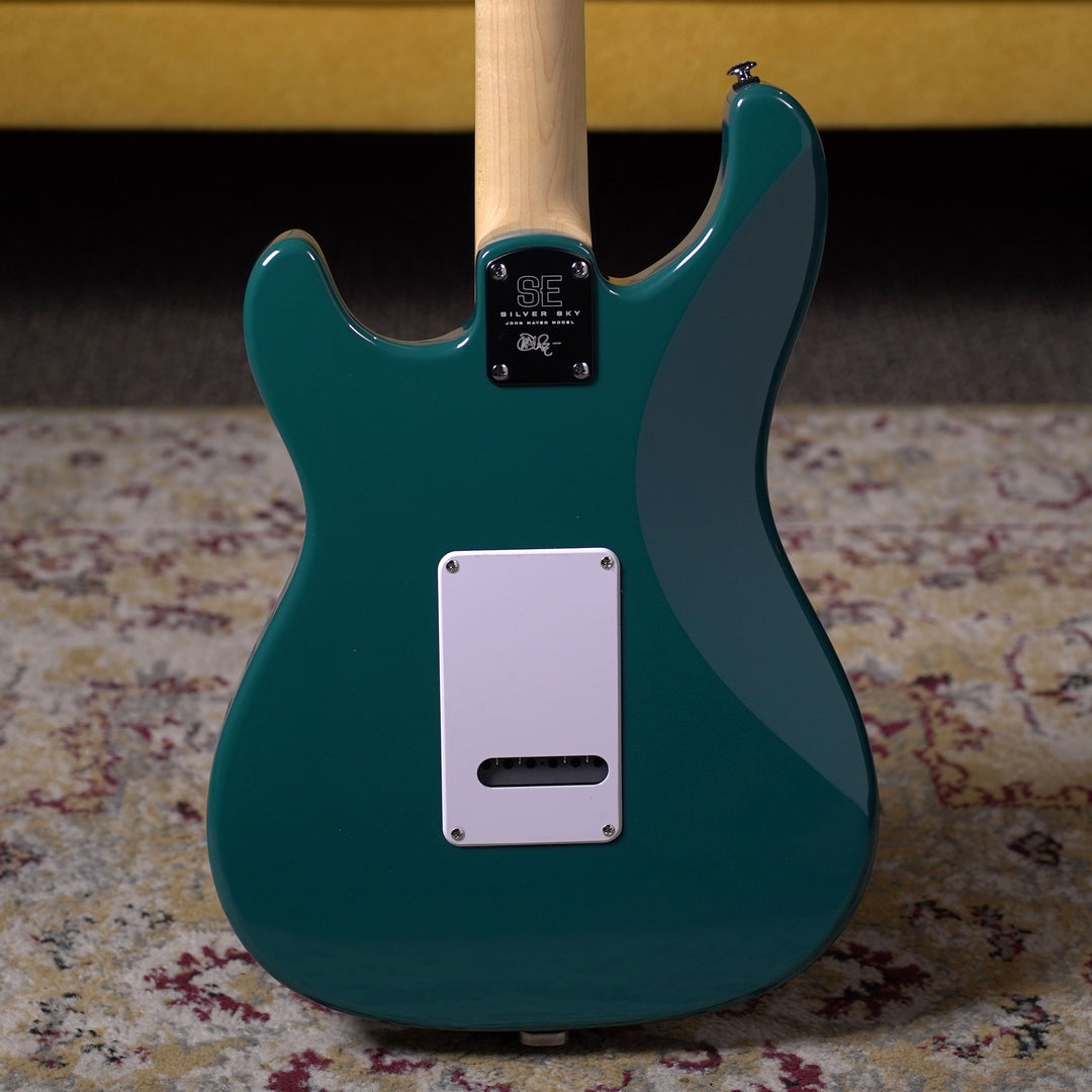 PRS SE Silver Sky Maple - Nylon Blue