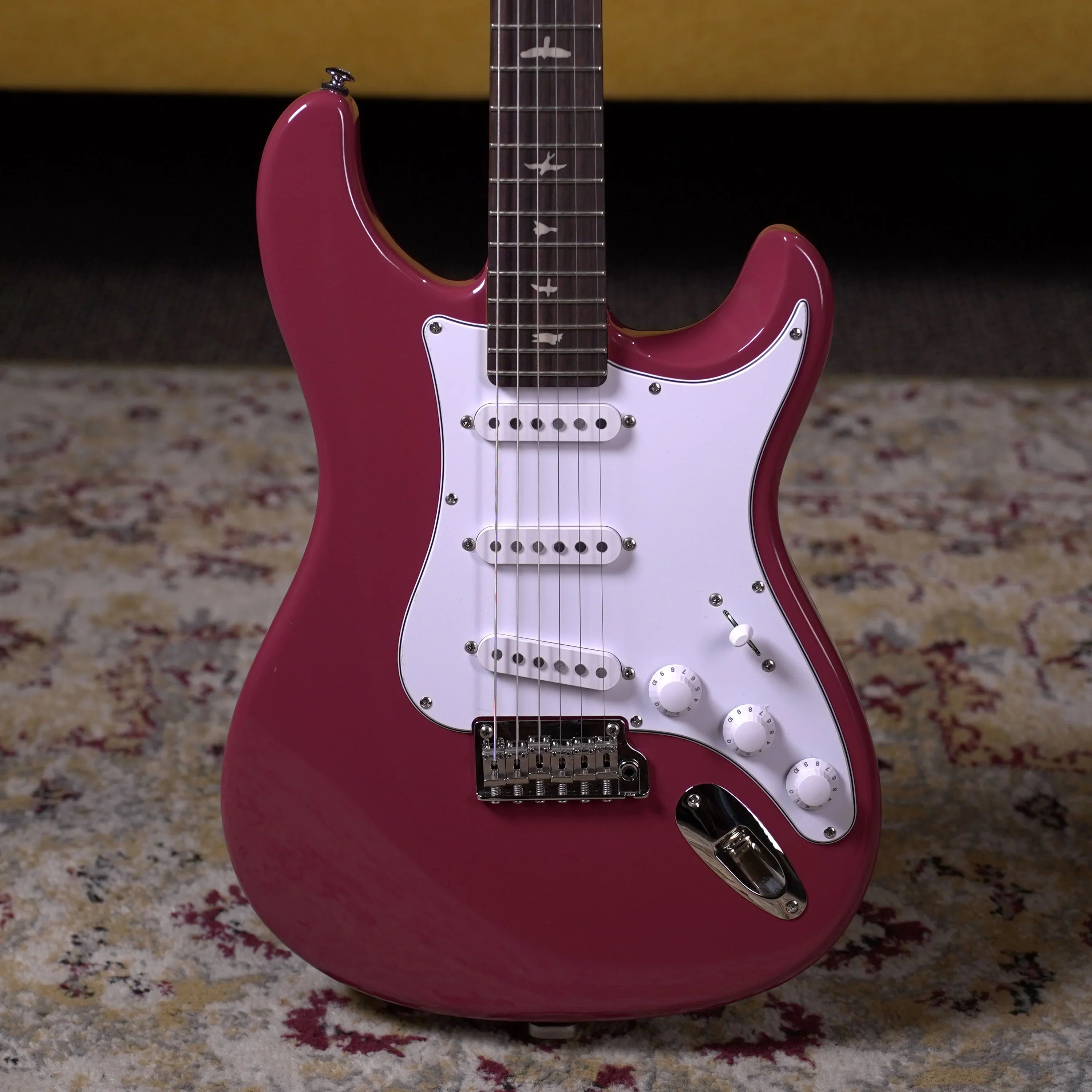 PRS SE Silver Sky Rosewood - Derby Red – High Voltage Guitars