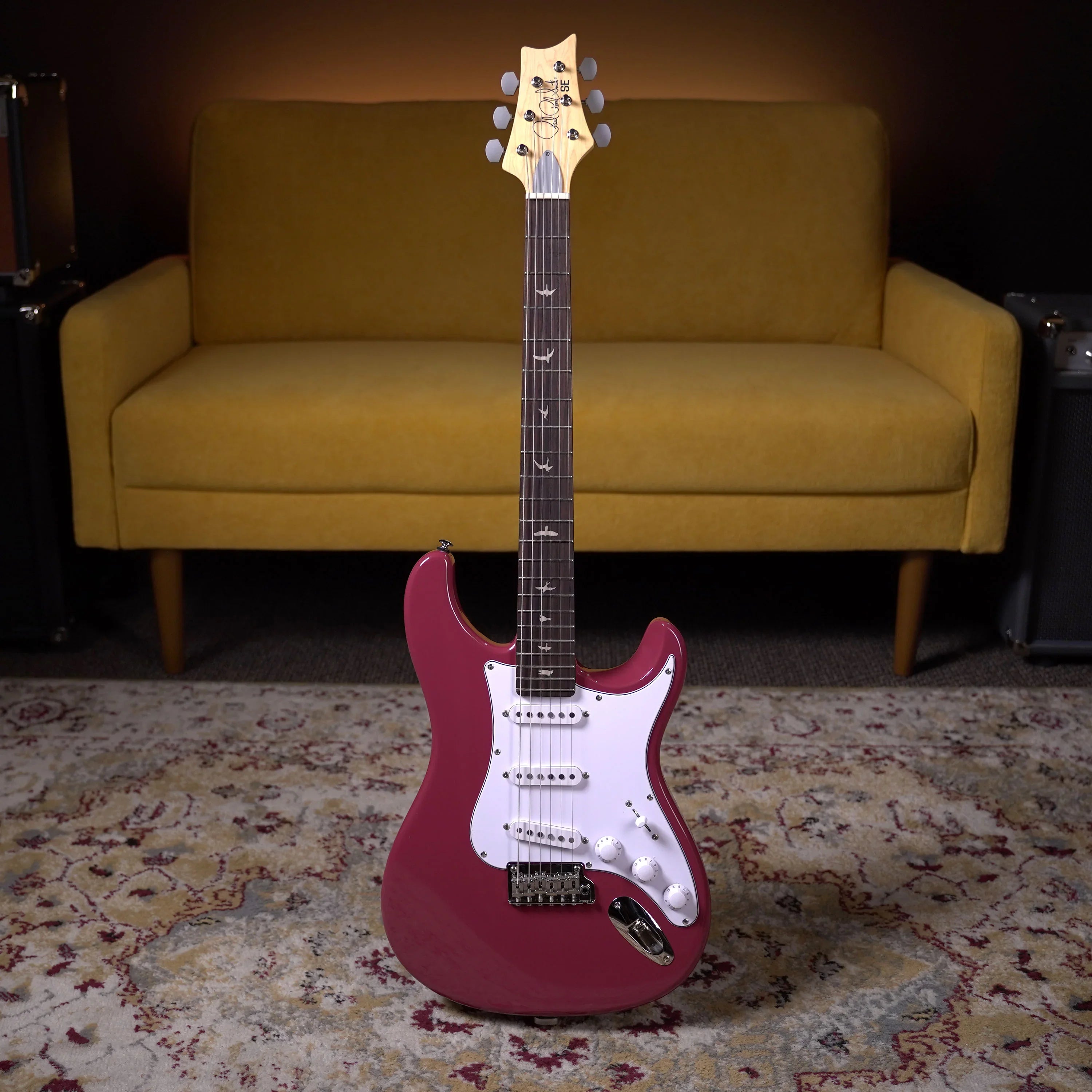 PRS SE Silver Sky Rosewood - Derby Red – High Voltage Guitars