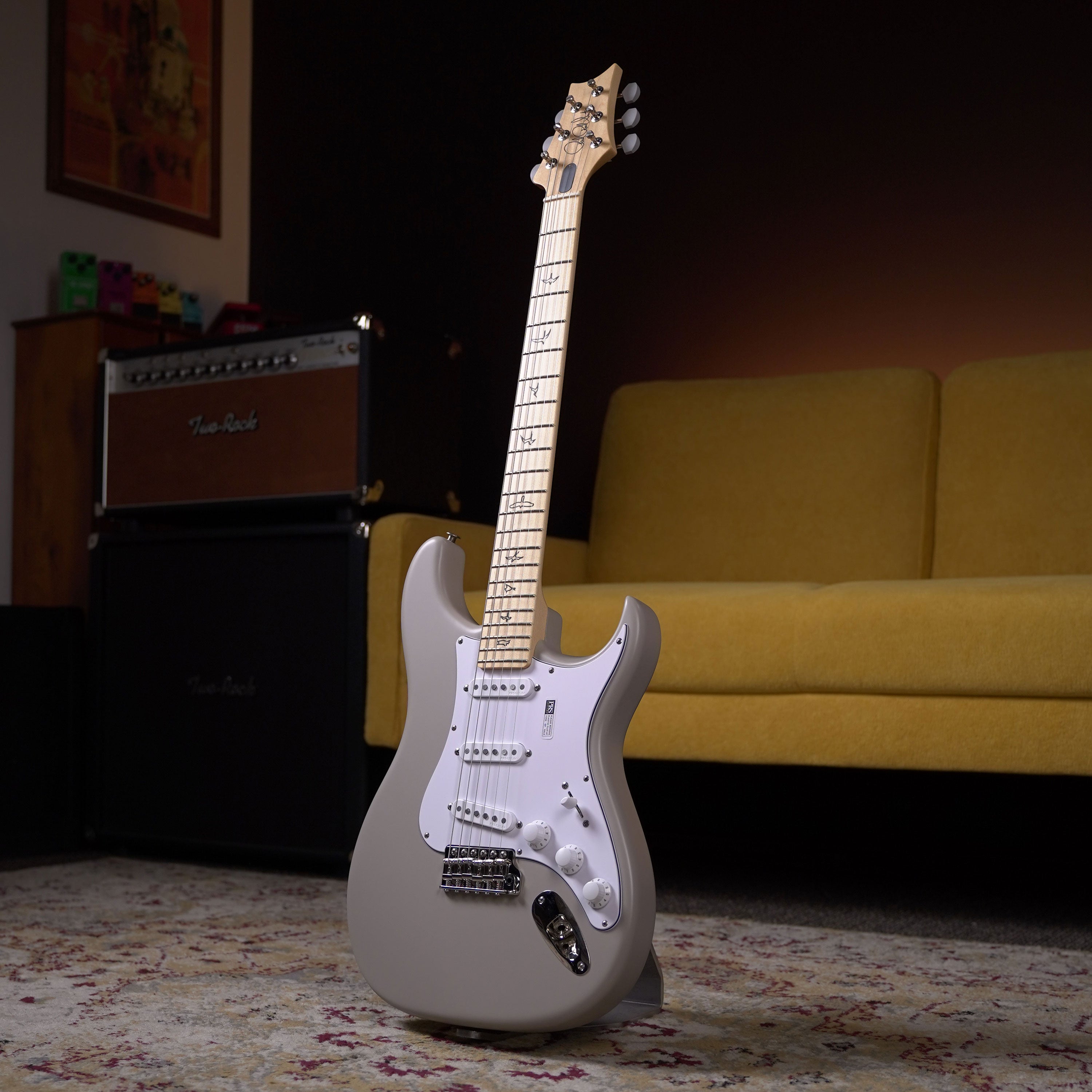 PRS Silver Sky Maple - Moc Sand Satin – High Voltage Guitars