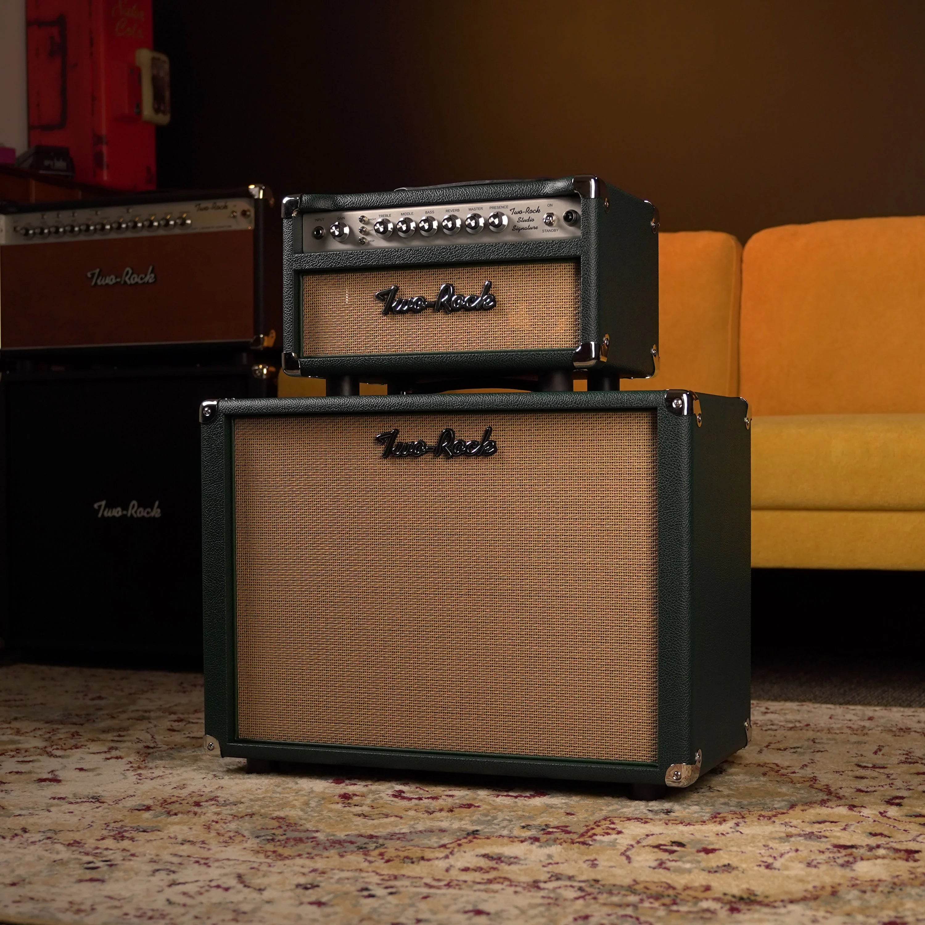 Two-Rock Studio Signature Head w/ 1x12 Cab - British Racing Green