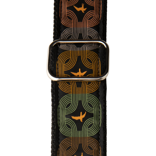 2" Deluxe Retro Jacquard Birds Strap