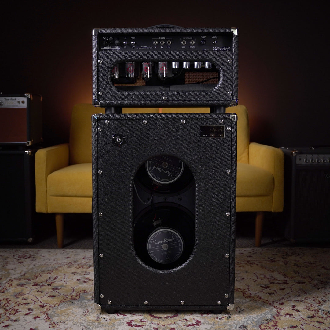 Two-Rock Bloomfield 100w Head and 2x12 Cab - Black Lacquered Tweed