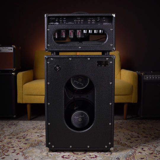 Two-Rock Bloomfield 100w Head and 2x12 Cab - Black Lacquered Tweed