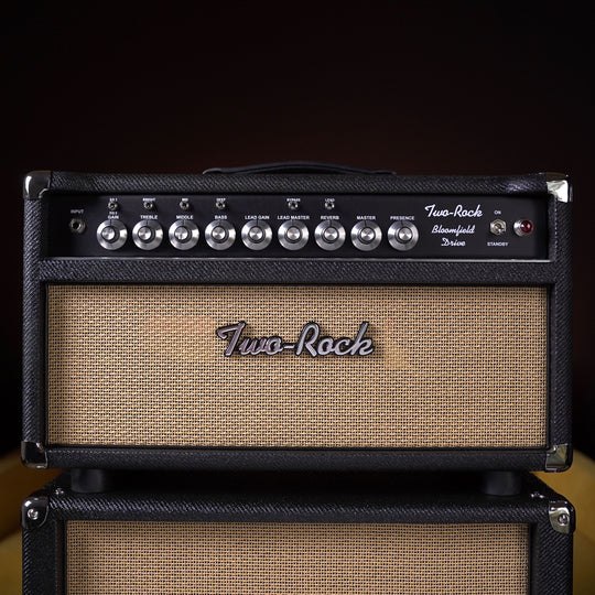 Two-Rock Bloomfield 100w Head and 2x12 Cab - Black Lacquered Tweed