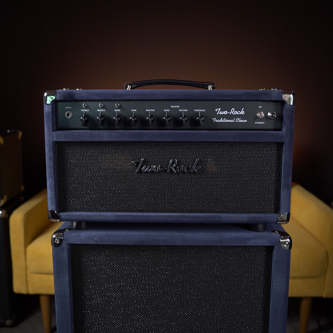 Two-Rock Traditional Clean 100w Head w/ 2x12 Cab - Navy Suede
