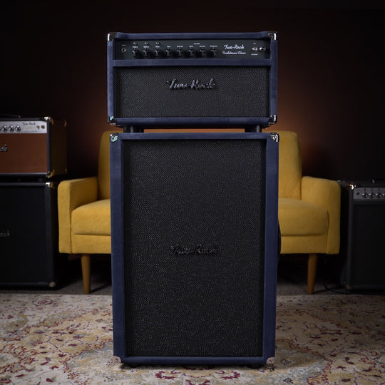 Two-Rock Traditional Clean 100w Head w/ 2x12 Cab - Navy Suede