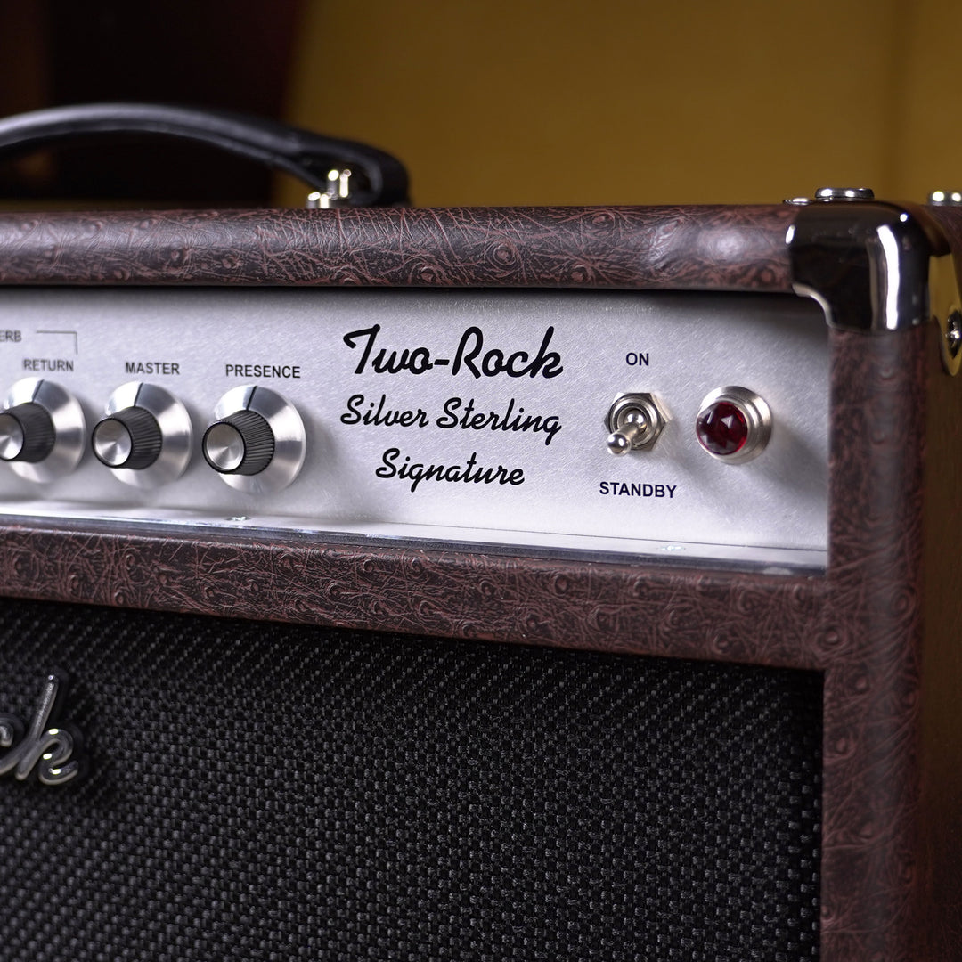Two-Rock Sterling Silver Signature 100w Combo 1x12 - Brown Ostrich