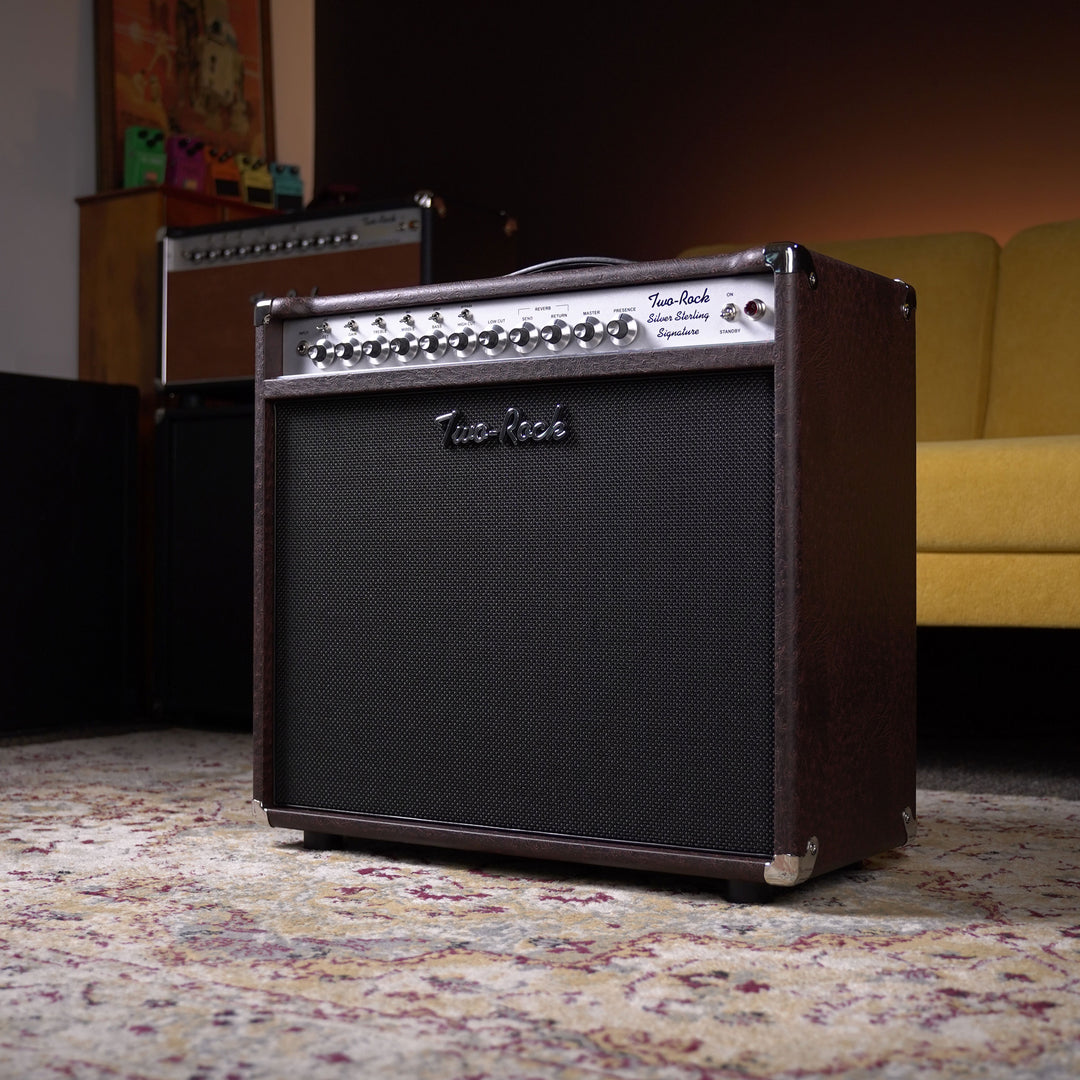 Two-Rock Sterling Silver Signature 100w Combo 1x12 - Brown Ostrich