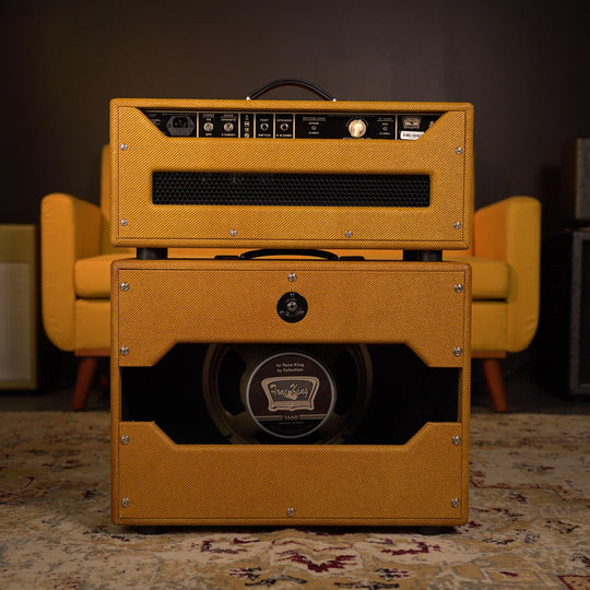 Tone King Imperial Mk II Head with 1x12" Open Back Cab - Tweed