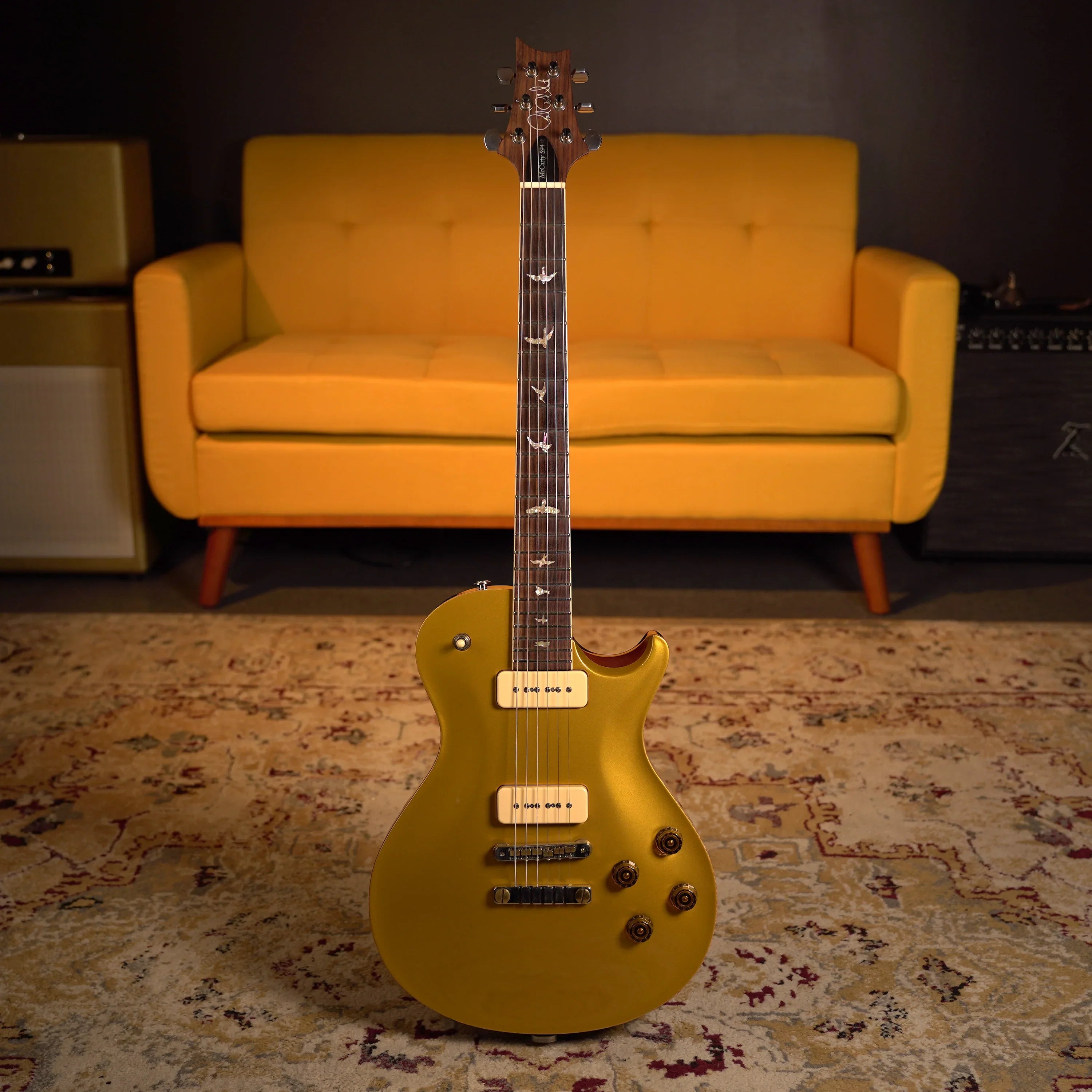 2017 PRS 594 Singlecut Soapbar Goldtop – High Voltage Guitars