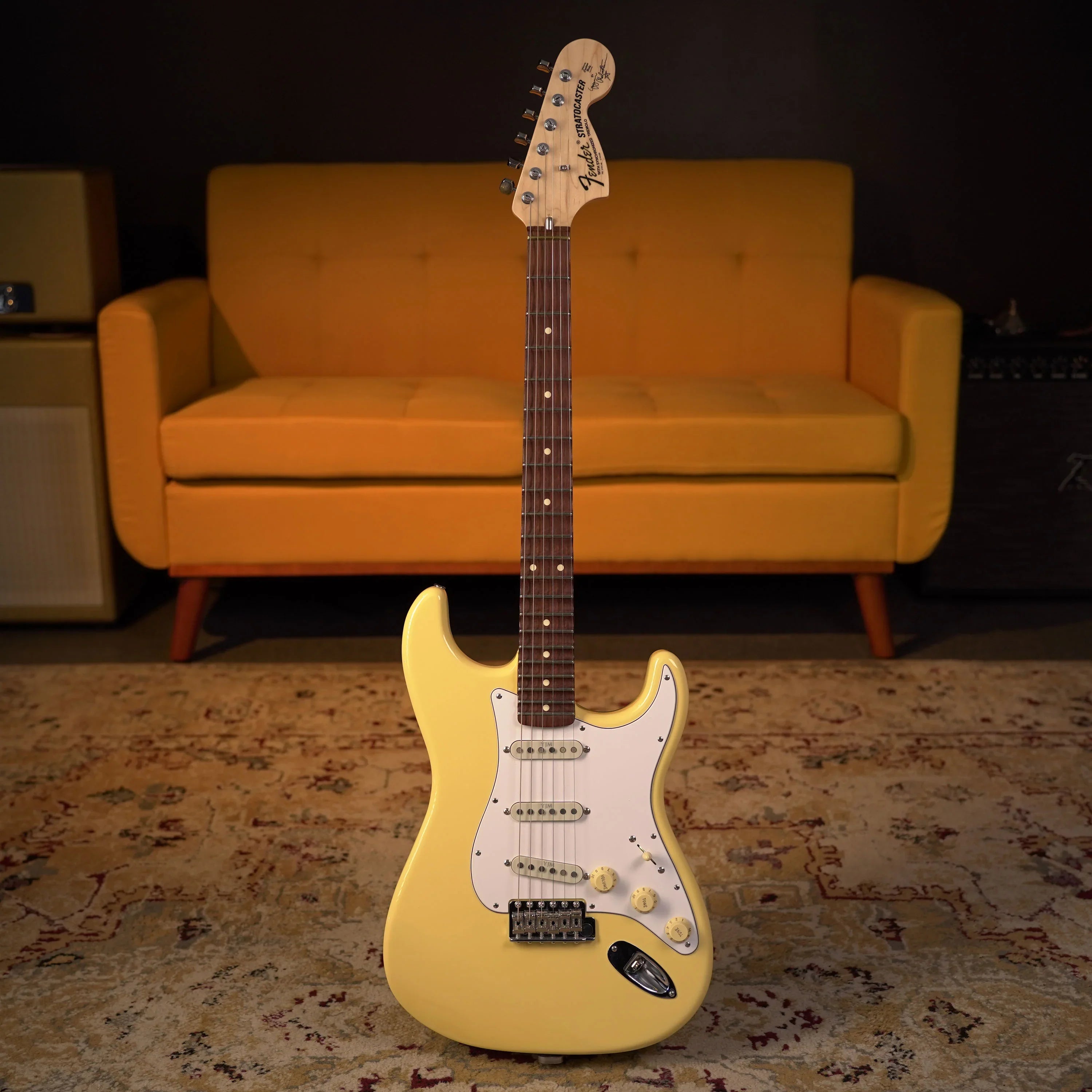 2022 Fender Yngwie Malmsteen Stratocaster - Vintage White – High