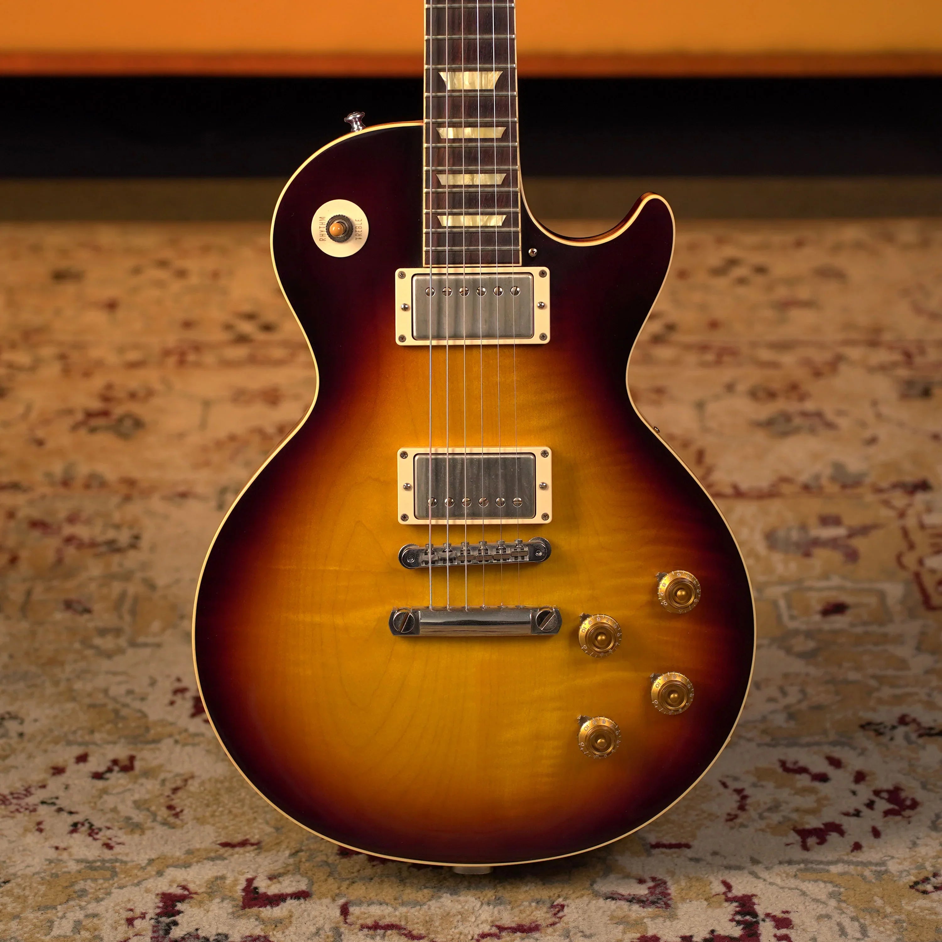 2013 Gibson Custom R8 Les Paul - Bourbon Burst – High Voltage Guitars