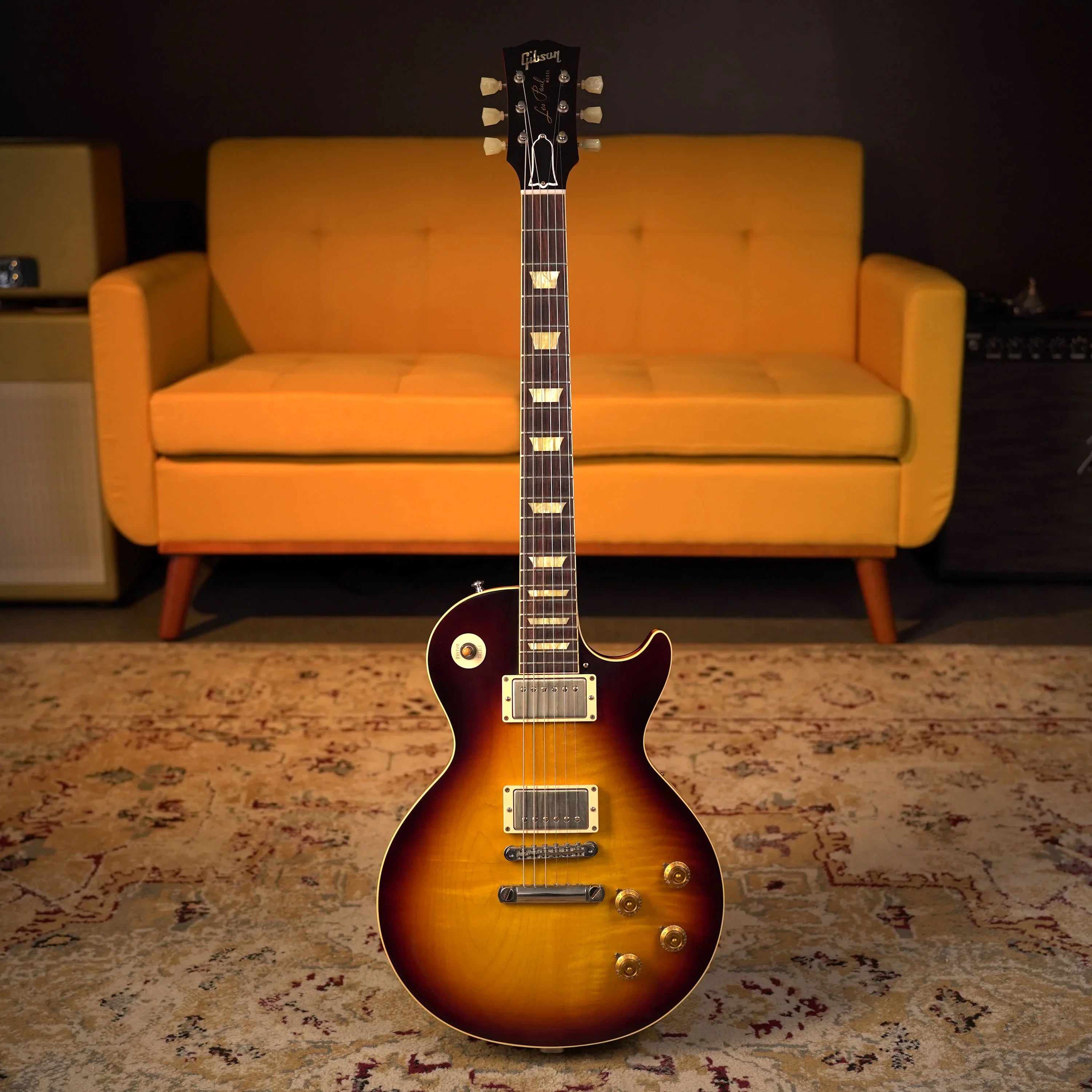 2013 Gibson Custom R8 Les Paul - Bourbon Burst – High Voltage Guitars
