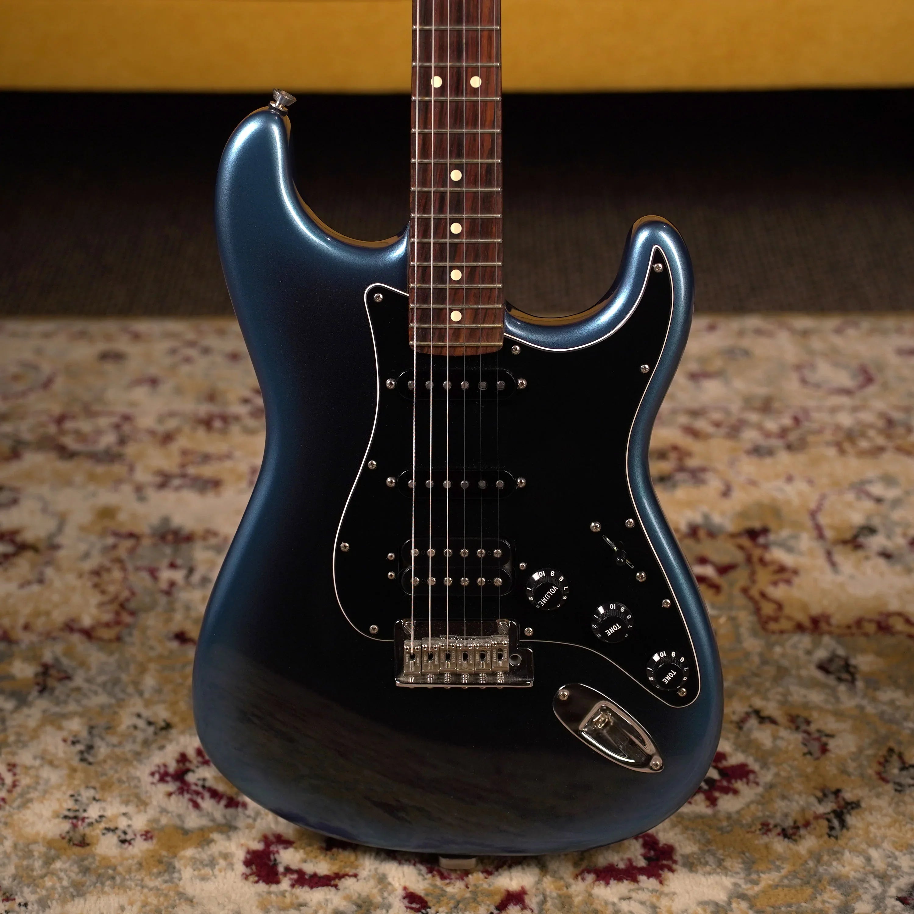 2021 Fender American Pro II Stratocaster HSS - Dark Night - High Voltage Guitars