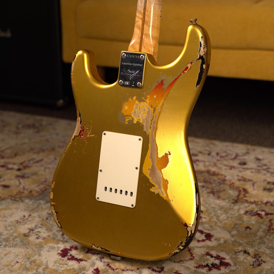 2016 Fender Custom Shop Mischief Maker - Aged Aztec Gold over 3-Tone Sunburst