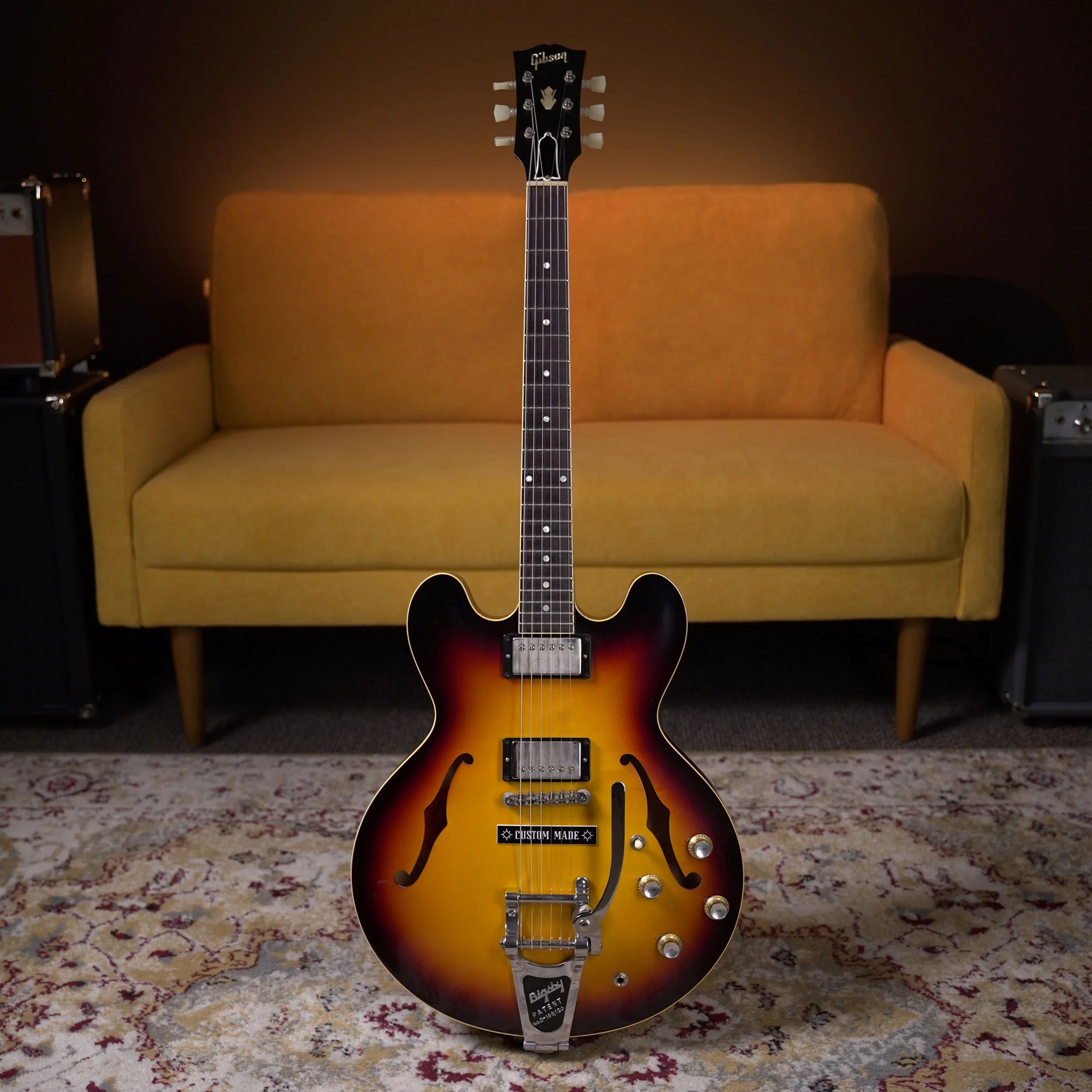 2022 Gibson Custom 1961 ES-335 Reissue w/ Bigsby - Sunburst – High