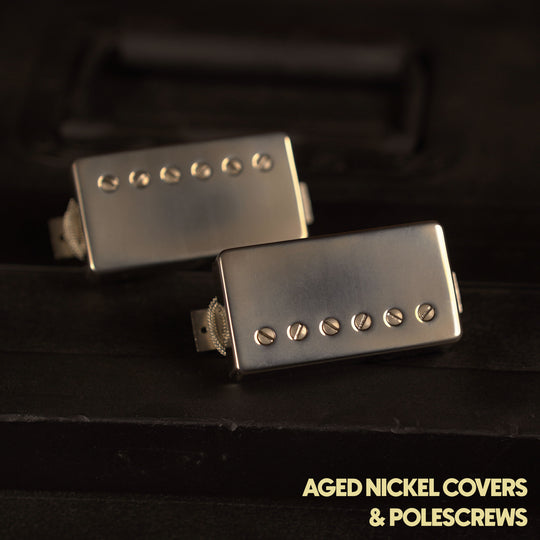 ThroBak SLE-101 Plus MXV Humbucker Set - Aged Nickel