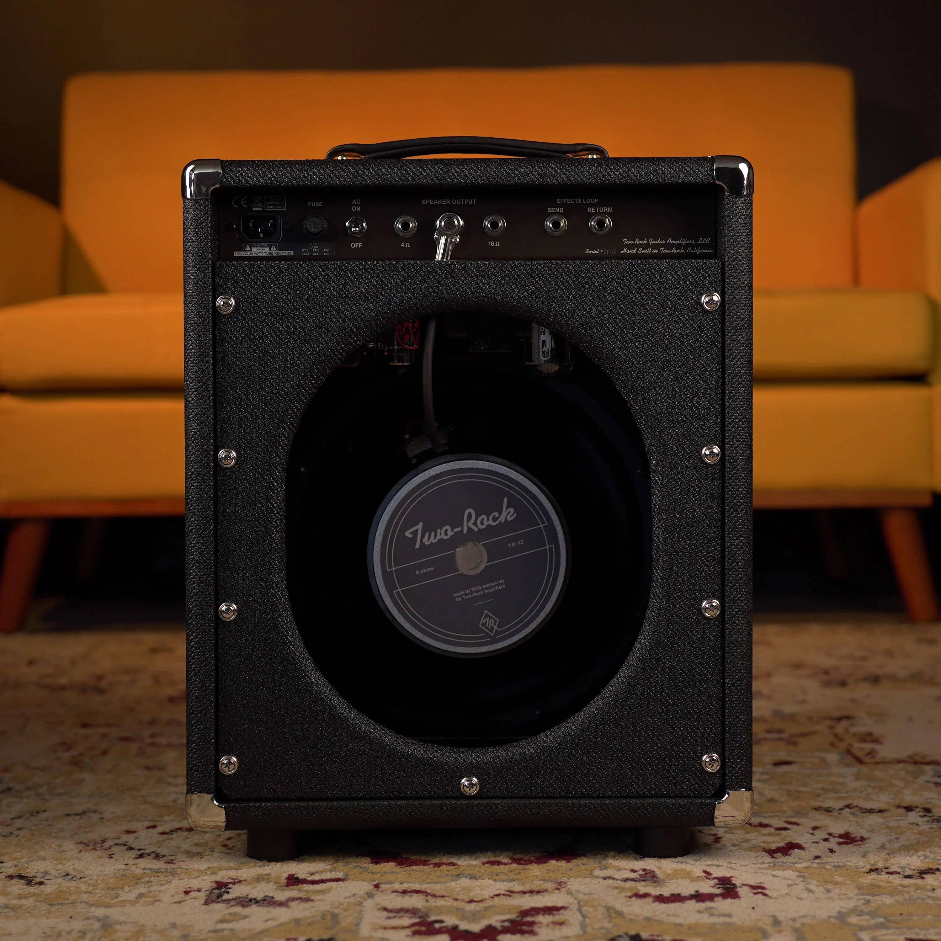 Two-Rock Burnside Combo 1x12 - Black Lacquered Tweed – High