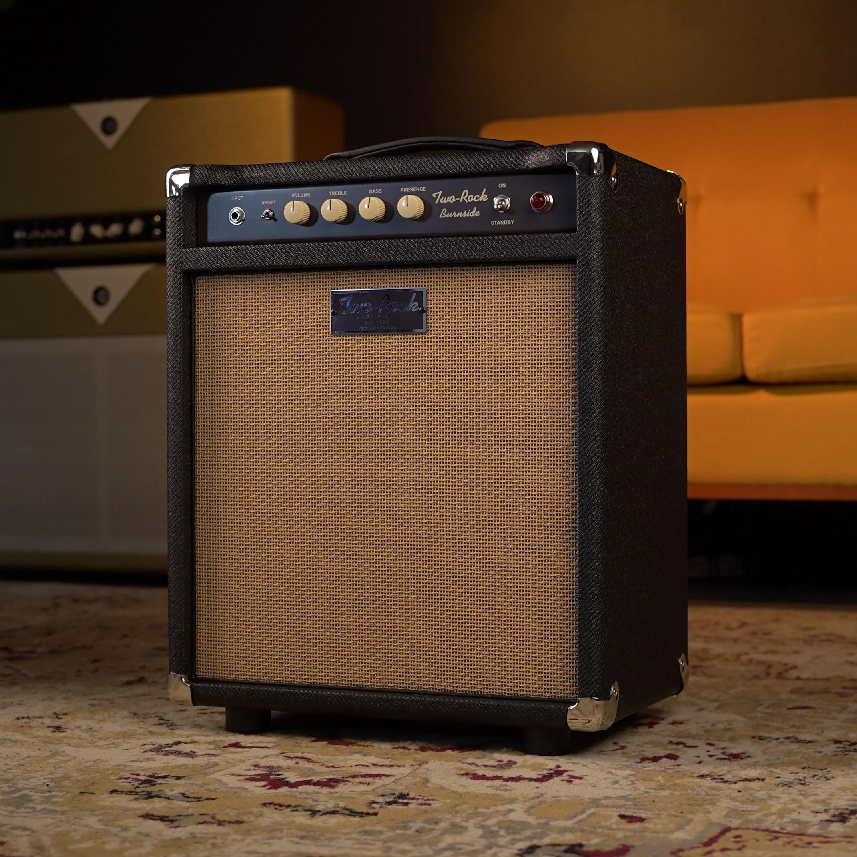 Two-Rock Burnside Combo 1x12 - Black Lacquered Tweed – High Two-Rock Burnside Combo 1x12 - Black Lacquered Tweed – High