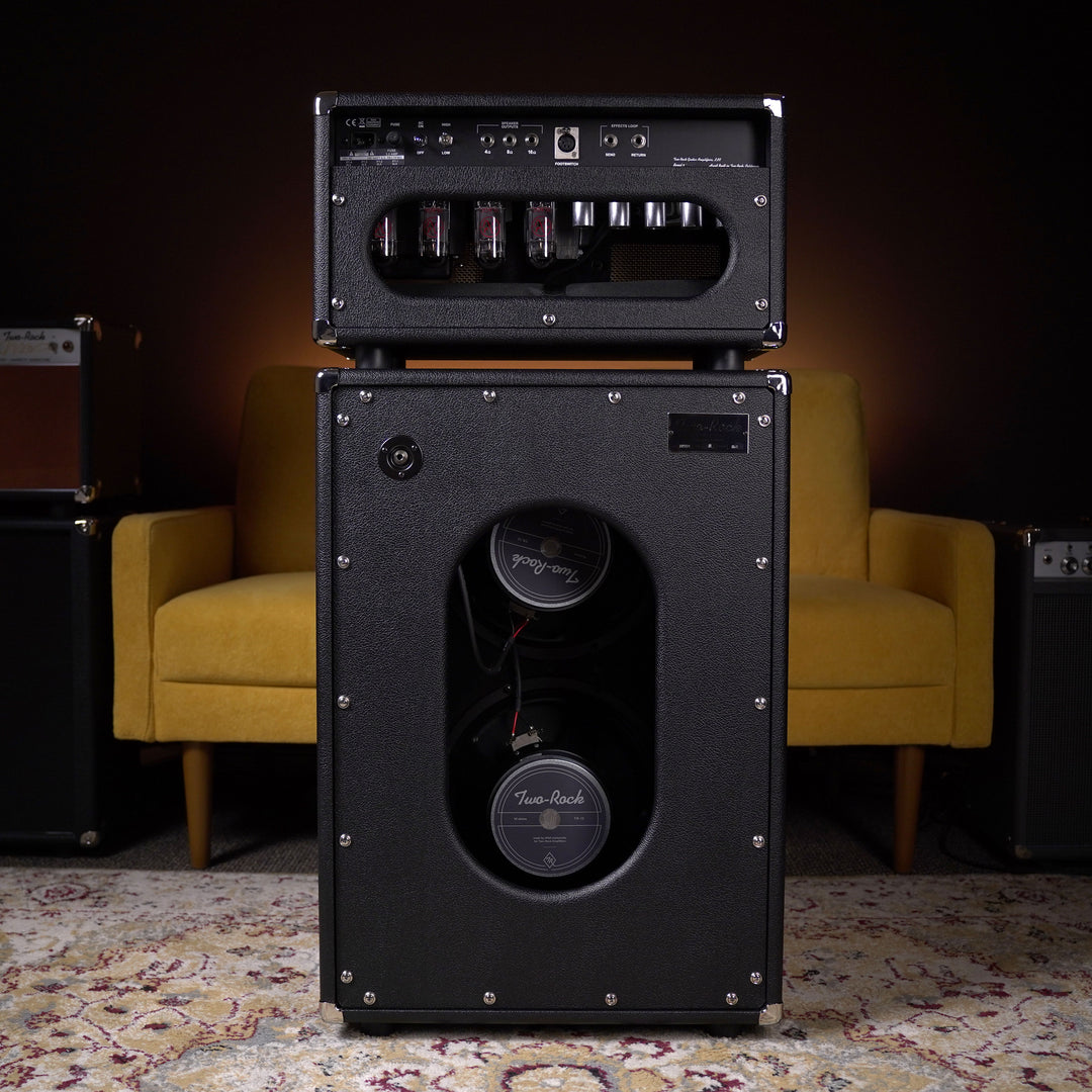 Two-Rock Classic Reverb Signature 100w Head w/ 2x12 Cab - Black Bronco
