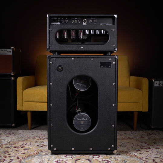 Two-Rock Classic Reverb Signature 100w Head w/ 2x12 Cab - Black Bronco