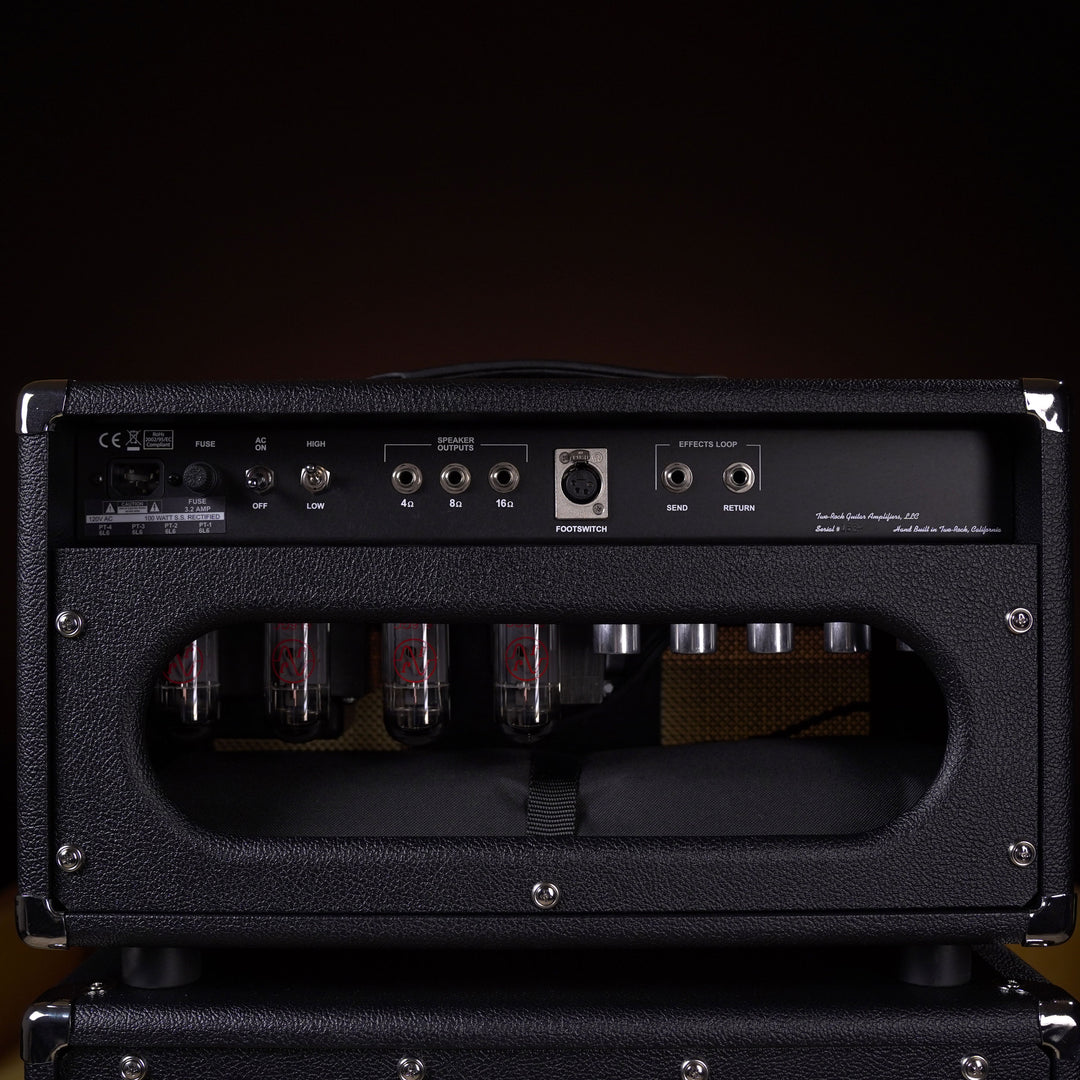 Two-Rock Classic Reverb Signature 100w Head w/ 2x12 Cab - Black Bronco