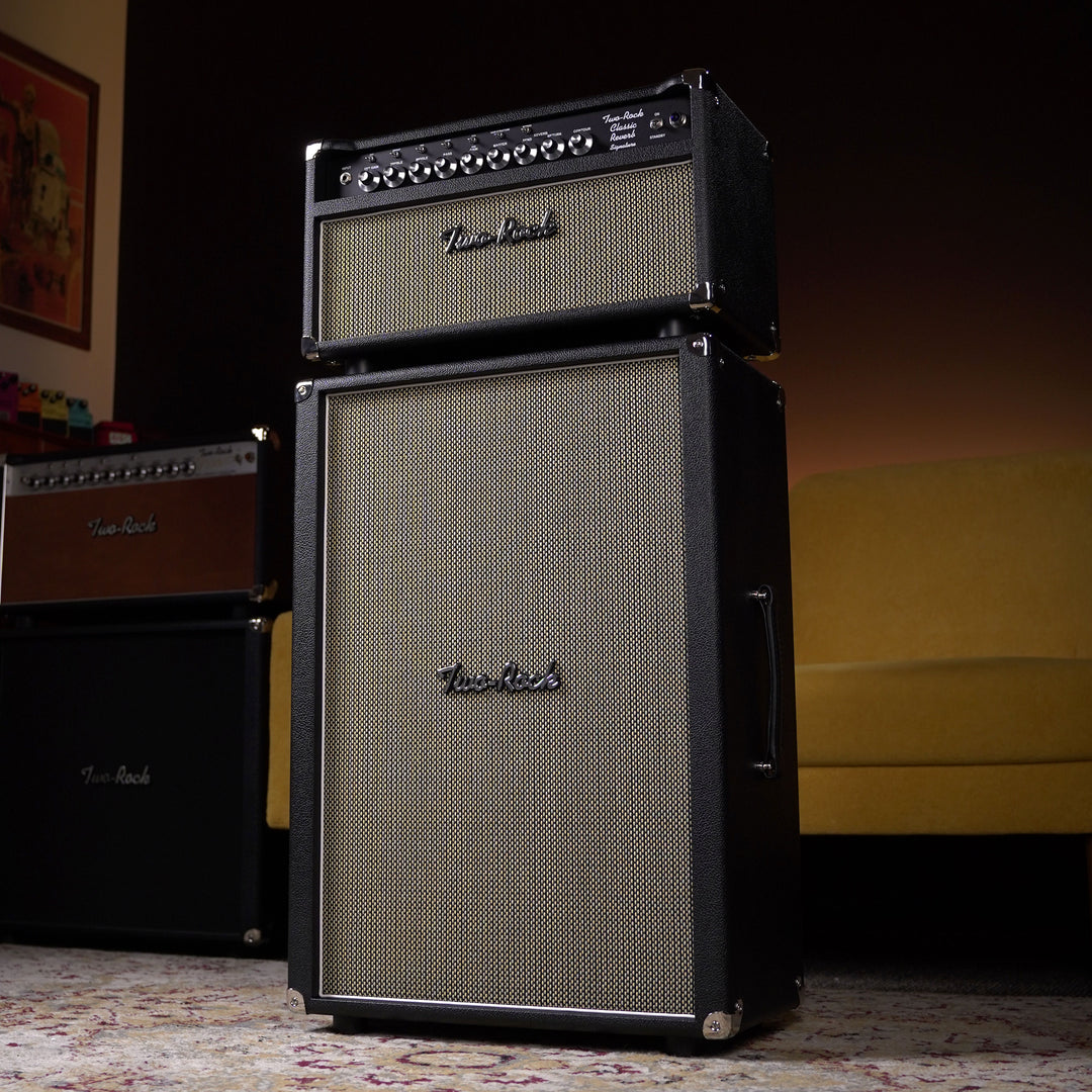 Two-Rock Classic Reverb Signature 100w Head w/ 2x12 Cab - Black Bronco