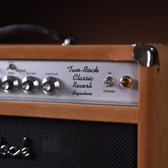 Two-Rock Classic Reverb Signature 100w Head w/ 2x12 Cab - Golden Brown Suede