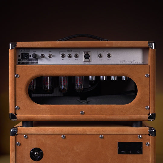 Two-Rock Classic Reverb Signature 100w Head w/ 2x12 Cab - Golden Brown Suede