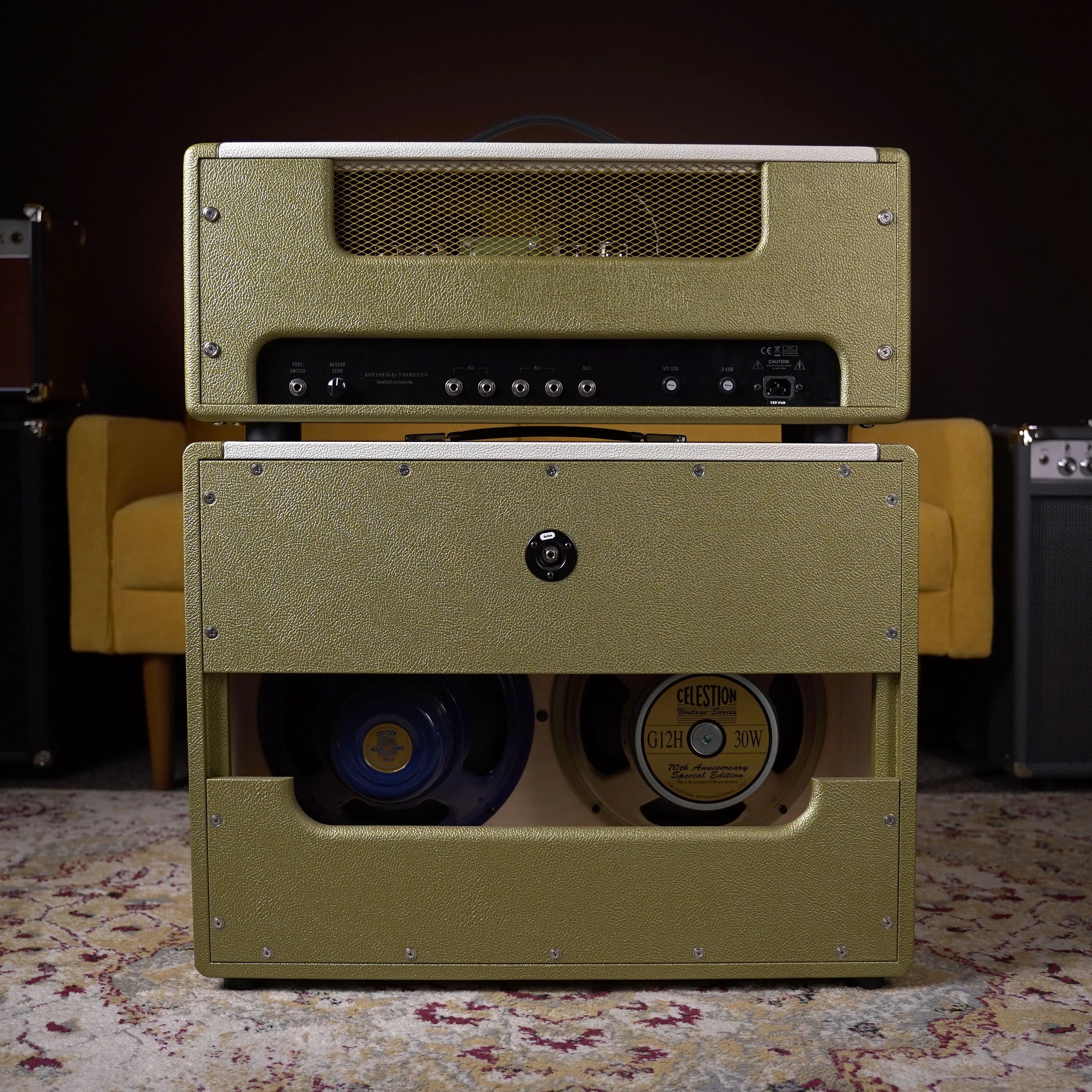 Divided By 13 FTR 37 Head w/ 2x12F Cab - Gold Tolex – High Voltage