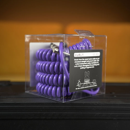 Divine Noise 30' Curly Straight-Right Angle Instrument Cable