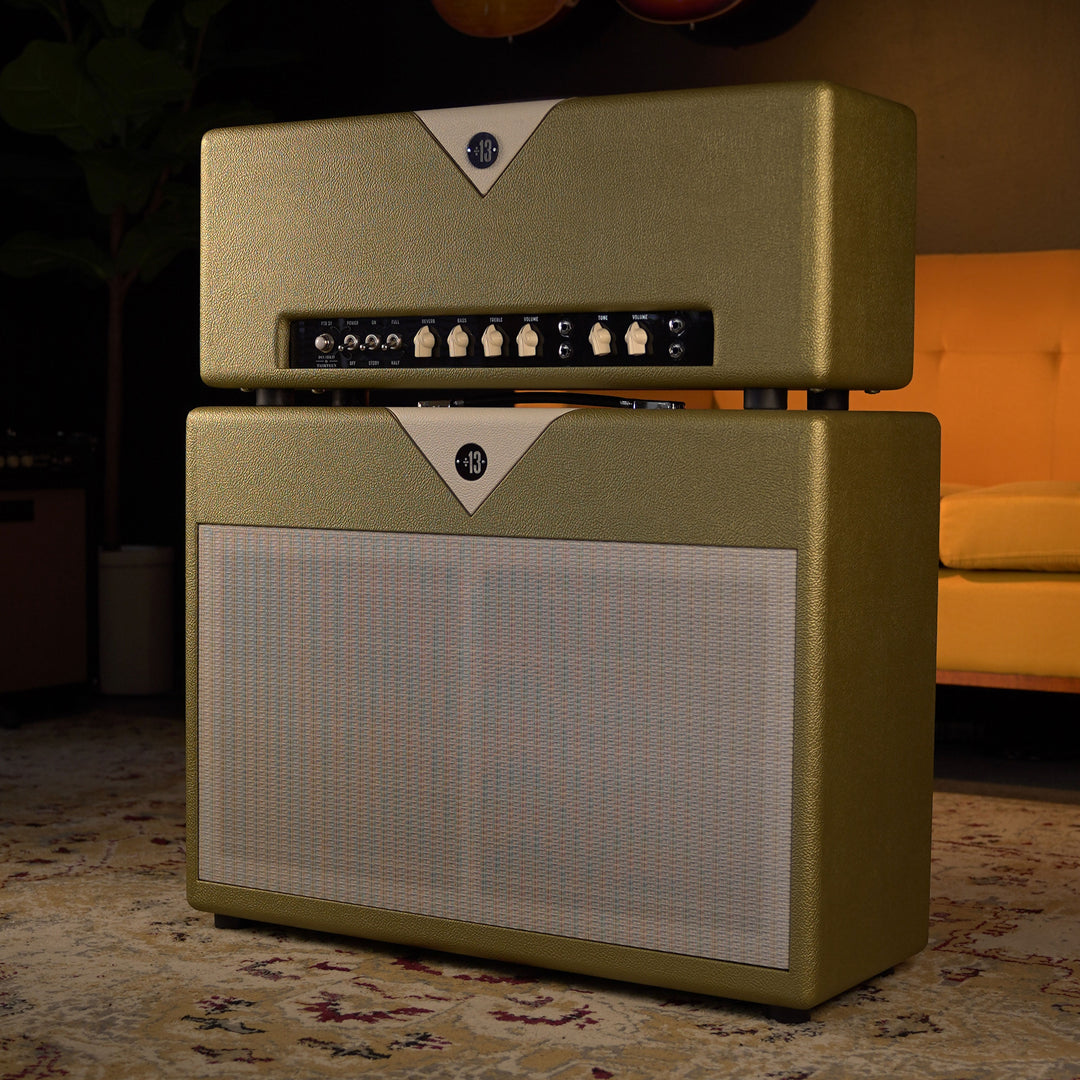 Divided By 13 FTR 37 Head w/ 2x12F Cab - Gold Tolex