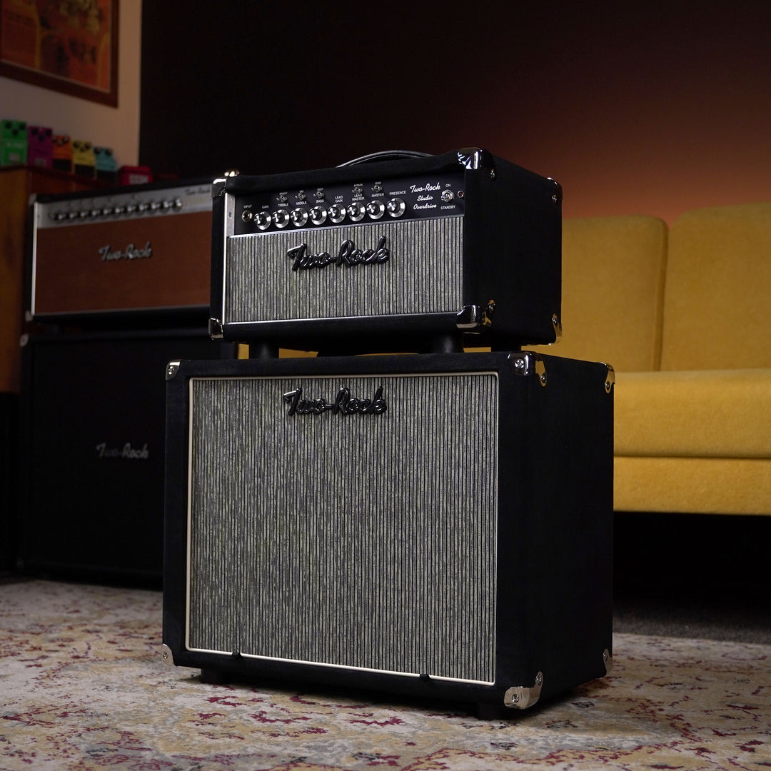 Two-Rock Studio Overdrive Head w/ 1x12 Small Cab - Black Suede