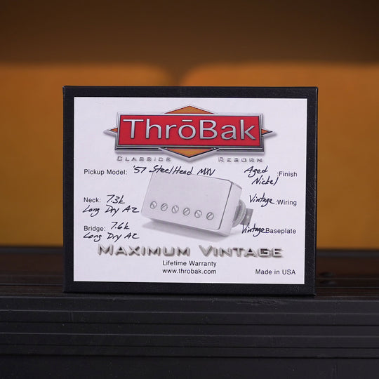 ThroBak '57 SteelHead P.A.F. Humbucker Set - Aged Nickel