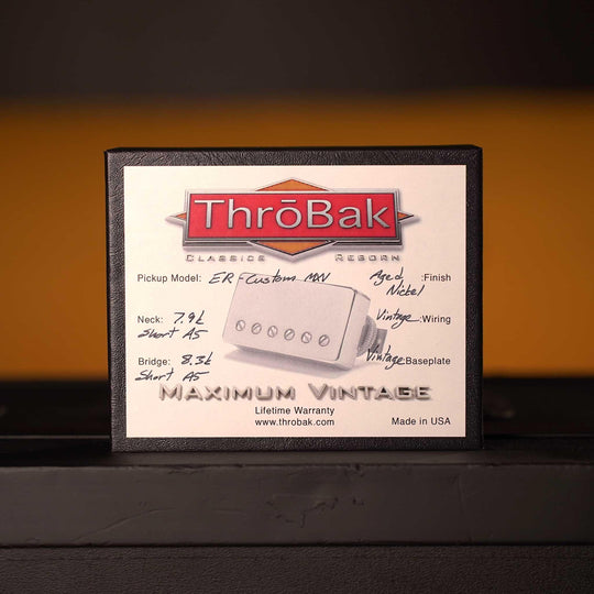 ThroBak ER-Custom MXV Humbucker Set - Aged Nickel