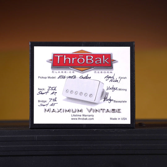 ThroBak ESG-102B MXV Humbucker Set - Aged Nickel