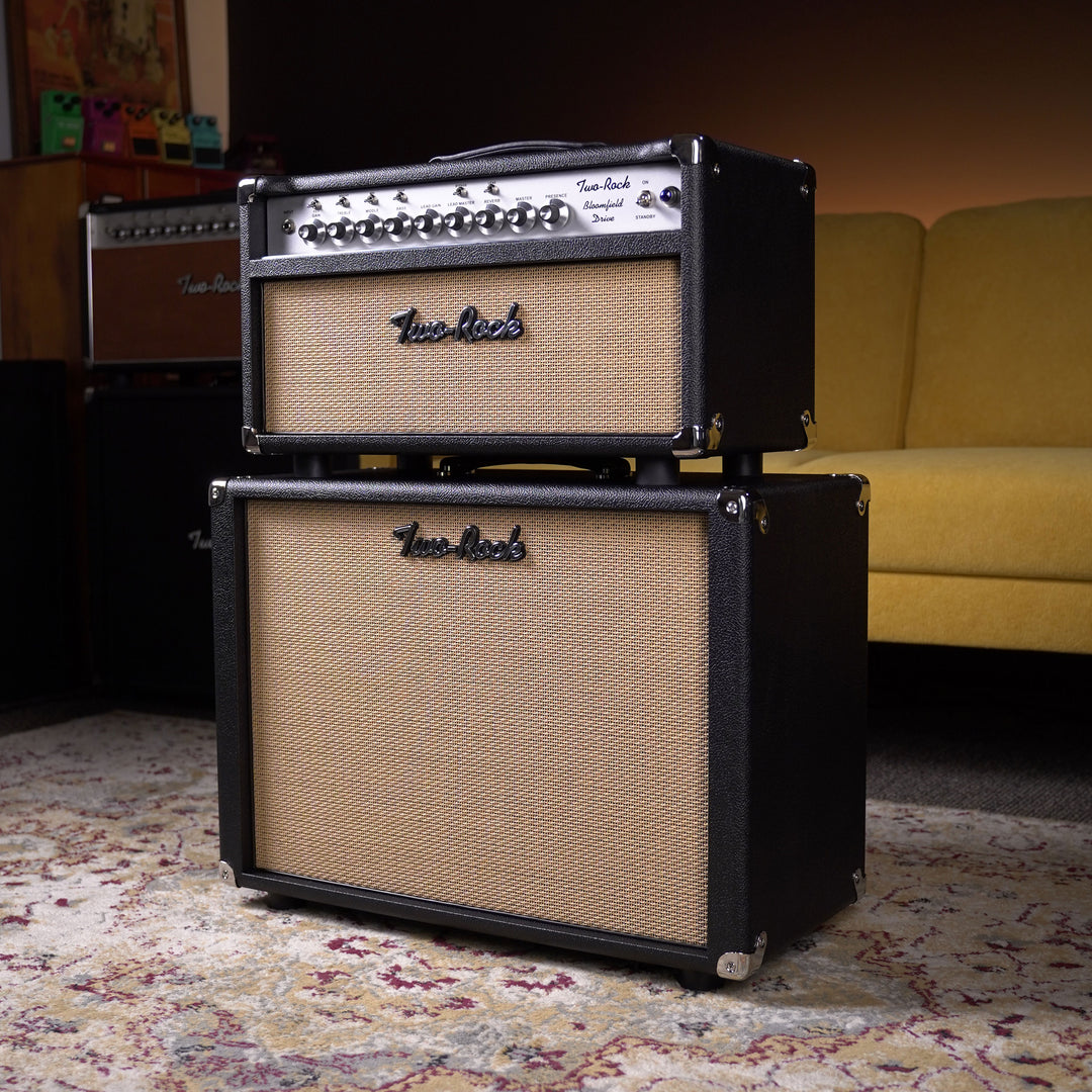 Two-Rock Bloomfield 100w Head and 1x12 Cab - Black Bronco