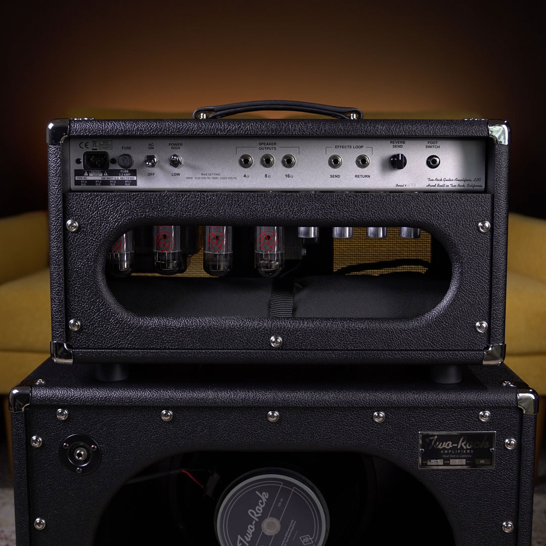 Two-Rock Bloomfield 100w Head and 1x12 Cab - Black Bronco