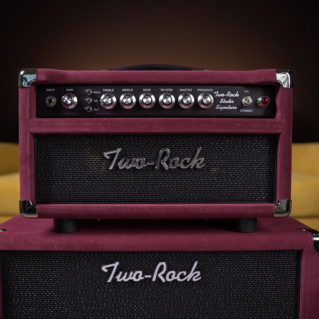Two-Rock Studio Signature Head w/ 1x12 Small Cab - Burgundy Suede