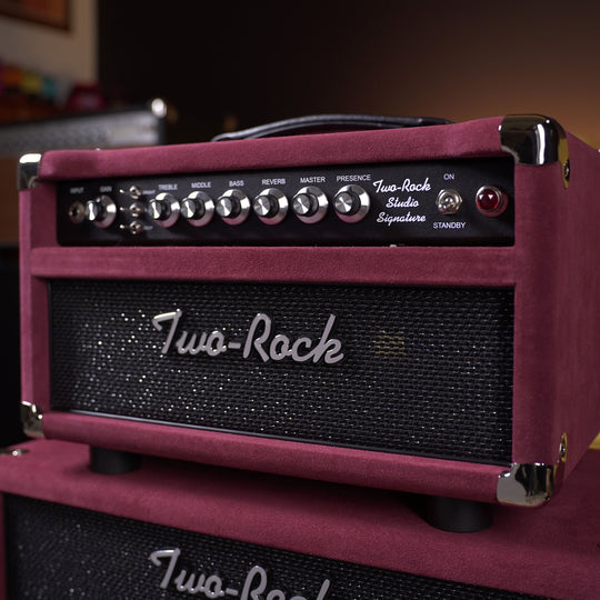 Two-Rock Studio Signature Head w/ 1x12 Small Cab - Burgundy Suede