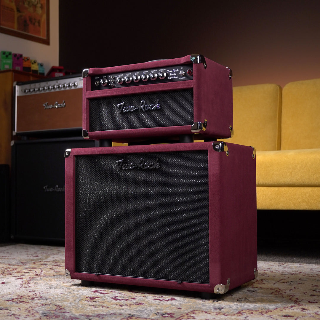 Two-Rock Studio Signature Head w/ 1x12 Small Cab - Burgundy Suede