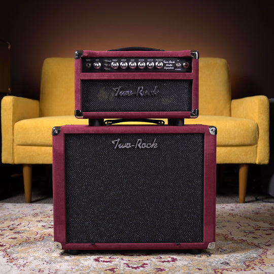 Two-Rock Studio Signature Head w/ 1x12 Small Cab - Burgundy Suede
