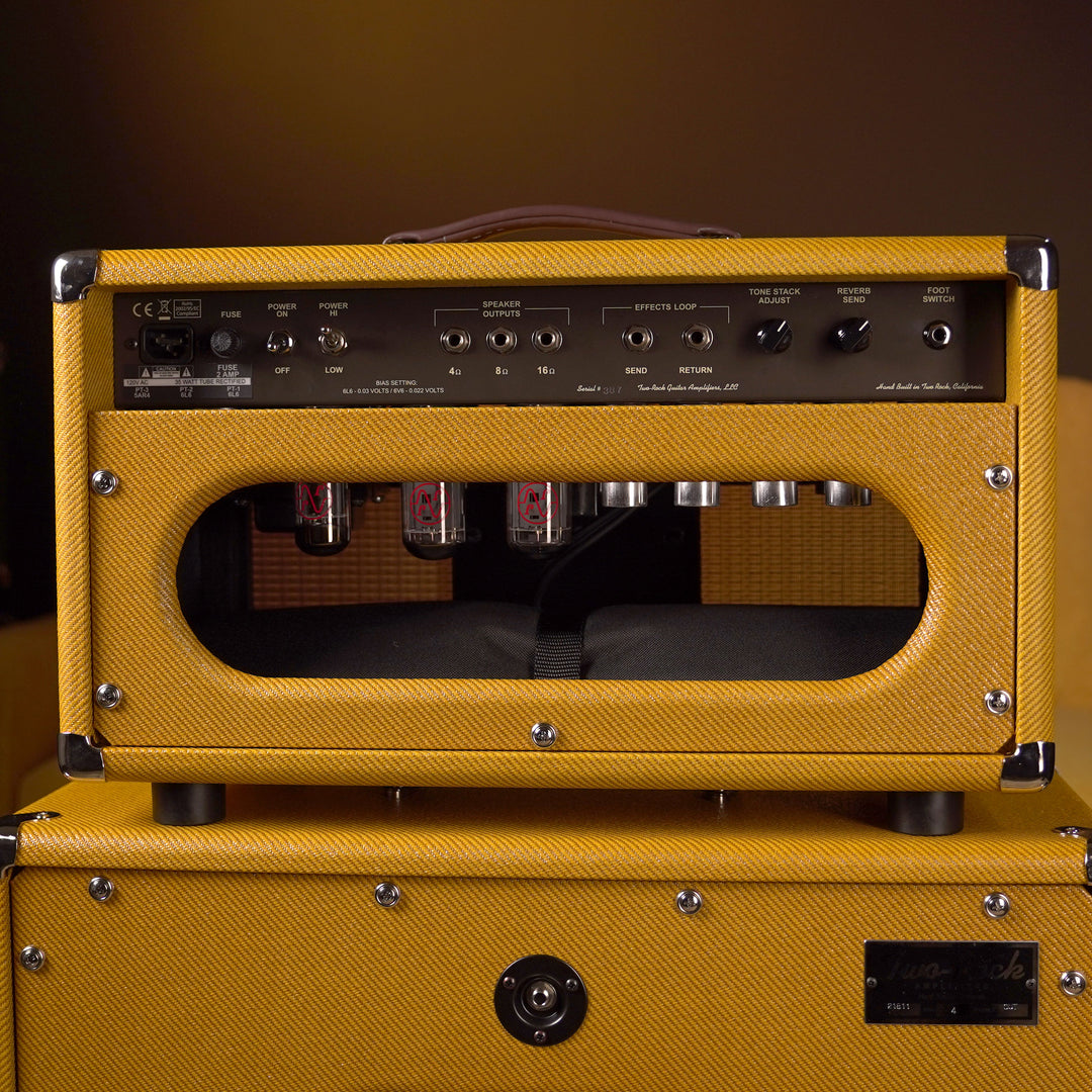 Two-Rock Vintage Deluxe 35w Head w/ 3x10 Cab - Amber Laquered Tweed
