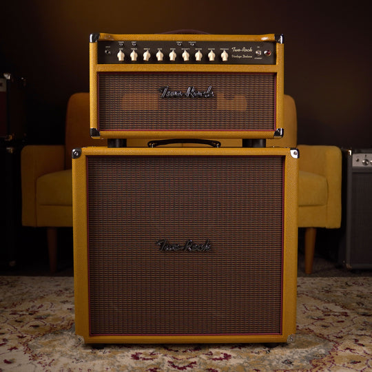 Two-Rock Vintage Deluxe 35w Head w/ 3x10 Cab - Amber Laquered Tweed